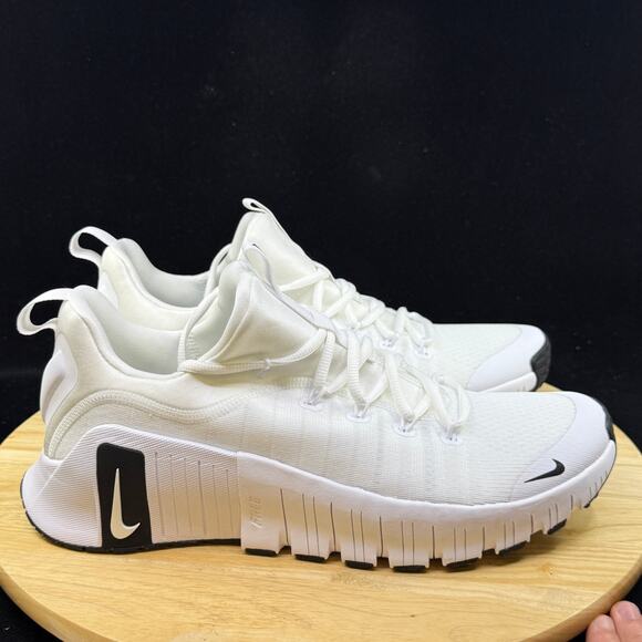 Nike Free Metcon 6 White Black Nby FJ7127-101 Sz 13 Mens Crossfit Gym Training main image 7